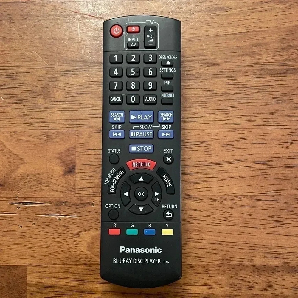GENUINE‎ PANASONIC N2QAYB000575 BLU-RAY DVD PLAYER REMOTE - DMP-BD755